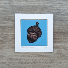 Load image into Gallery viewer, A limited edition screen print of an illustration of an acorn