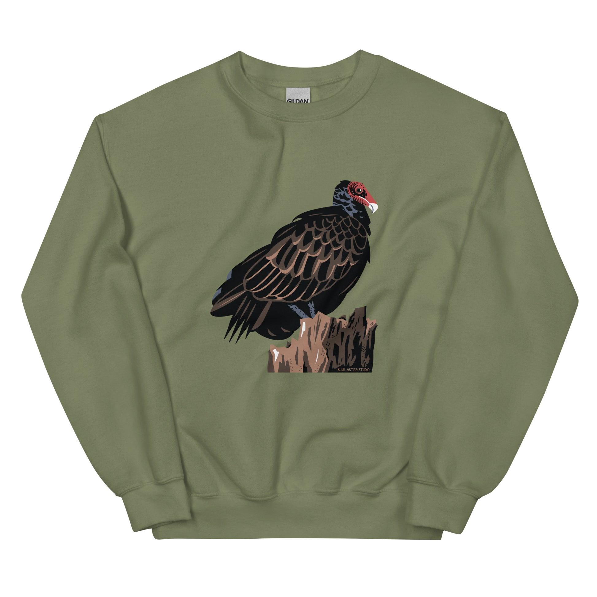 The green majestic turkey vulture sweatshirt.