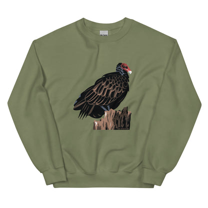 The green majestic turkey vulture sweatshirt.