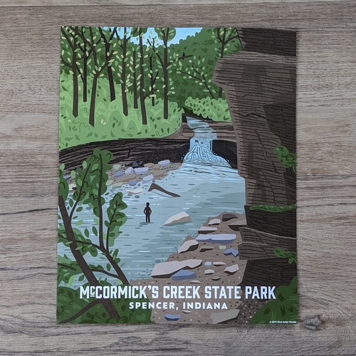 McCormick's Creek State Park Art Print