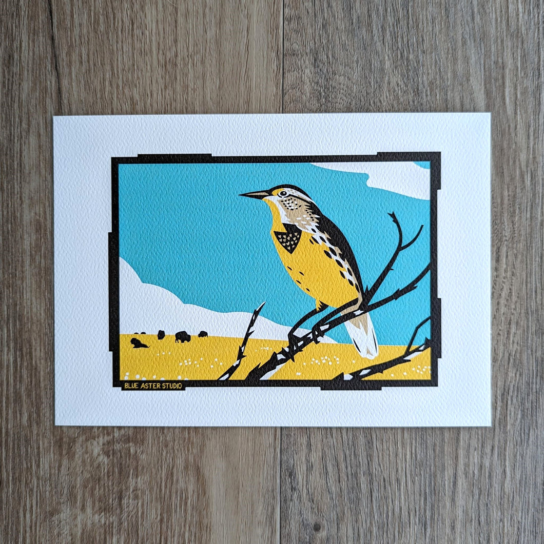 Meadowlark Art Print