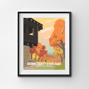 Brown County State Park Art Print